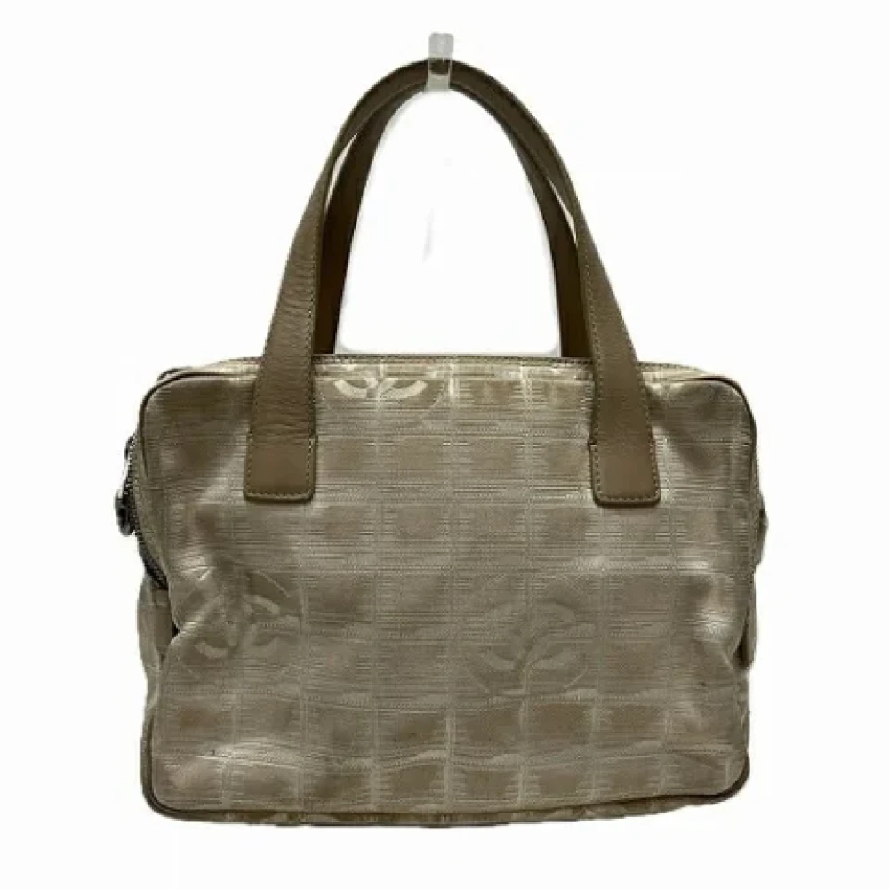 Chanel Vintage Pre-owned Leather chanel-bags Beige Dames