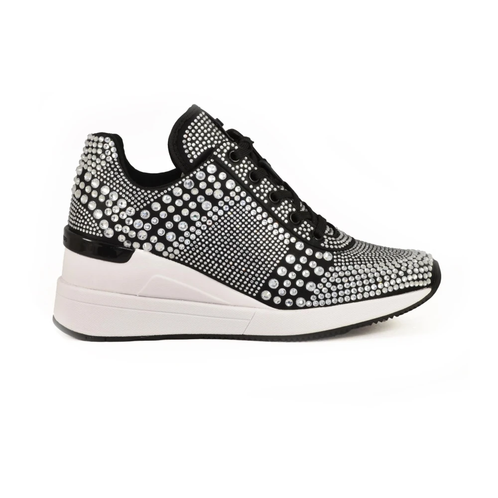 Michael Kors Kristall Trainer Sneakers Black, Dam