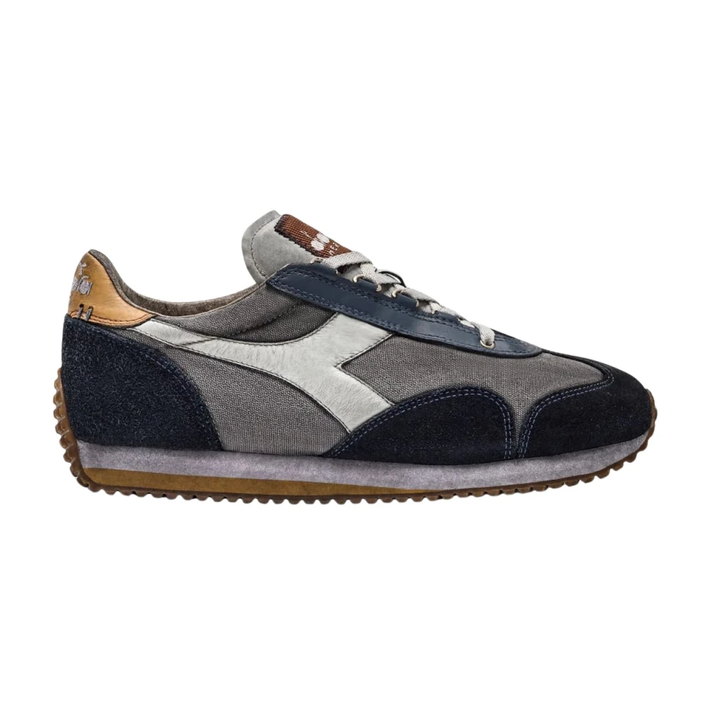 Diadora Equipe H Dirty Stone Wash Evo Sneakers Heren Schoenen Blauw