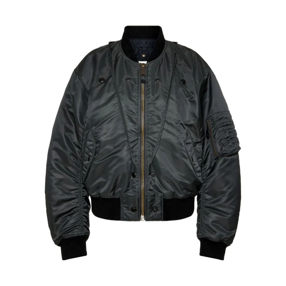 Maison Margiela Nylon Bomber Jacket - Female - Bomber Jackets - Green - Xs - Jackets