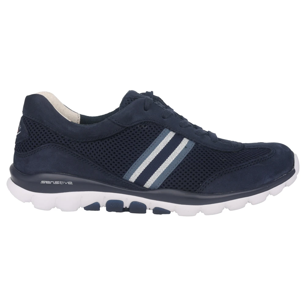 Gabor Blauwe rollende sneaker voor vrouwen Dames Schoenen