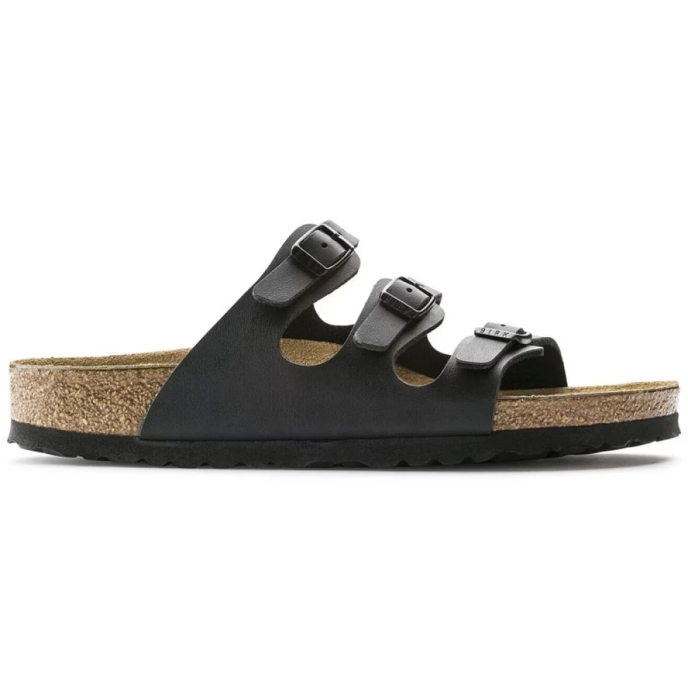 Birkenstock Donna Nero Ciabattine Da Florida Birko-Flor - Immagine 2