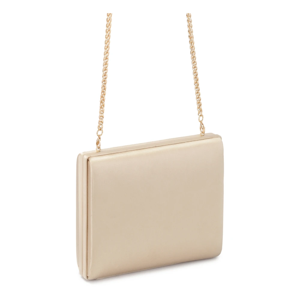Kazar Stijve handtas bedekt met beige stof Beige Dames