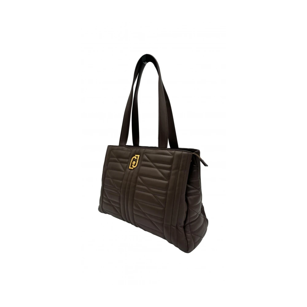 Liu Jo Eco Leren Tote Tas Achala Brown Dames