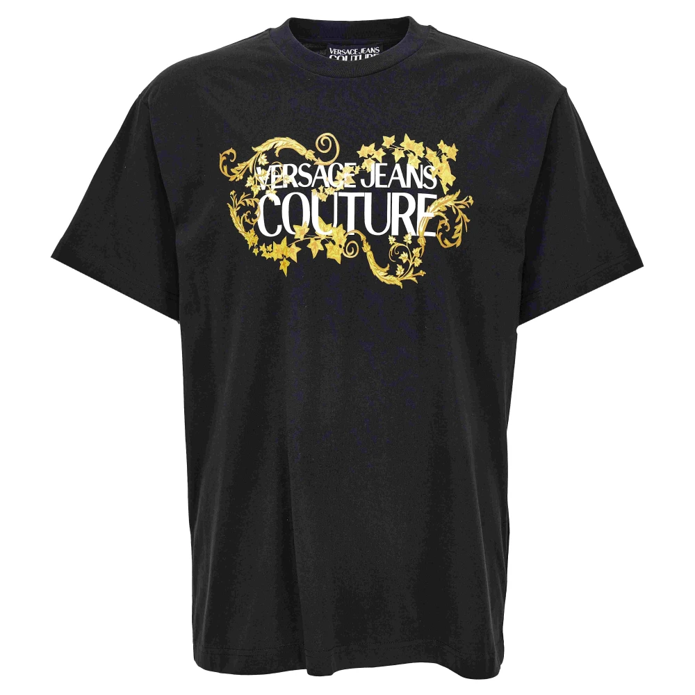 Versace Jeans Couture Men's Black T-Shirts, S, T-Shirts And Polos