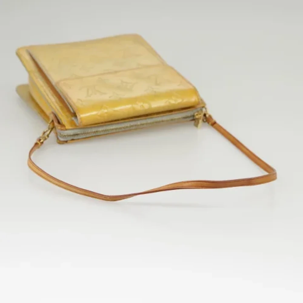 Louis Vuitton Vintage Pre-owned Leather louis-vuitton-bags Yellow Dames