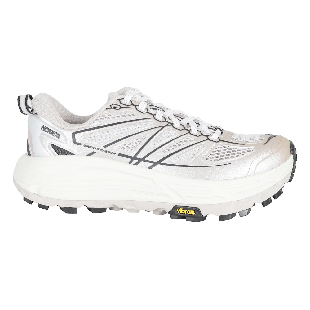 Hoka One One Gray Running Shoes, Female, 5 Uk, Mafate Speed 2 Ts