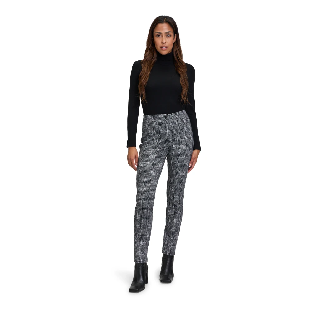 Betty Barclay Slim Fit Businessbroek Black Dames