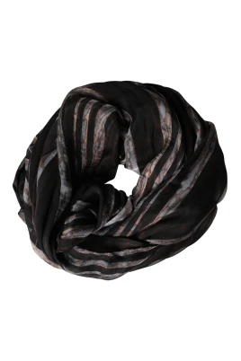 Stripes Silk Wrap Shawl Stole