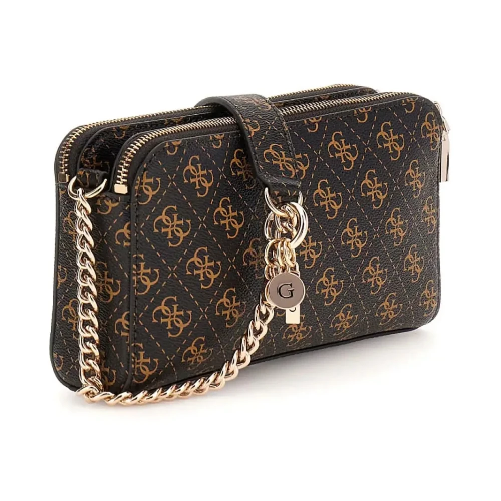 Guess Erica Schoudertas Bruin Multicolor Dames