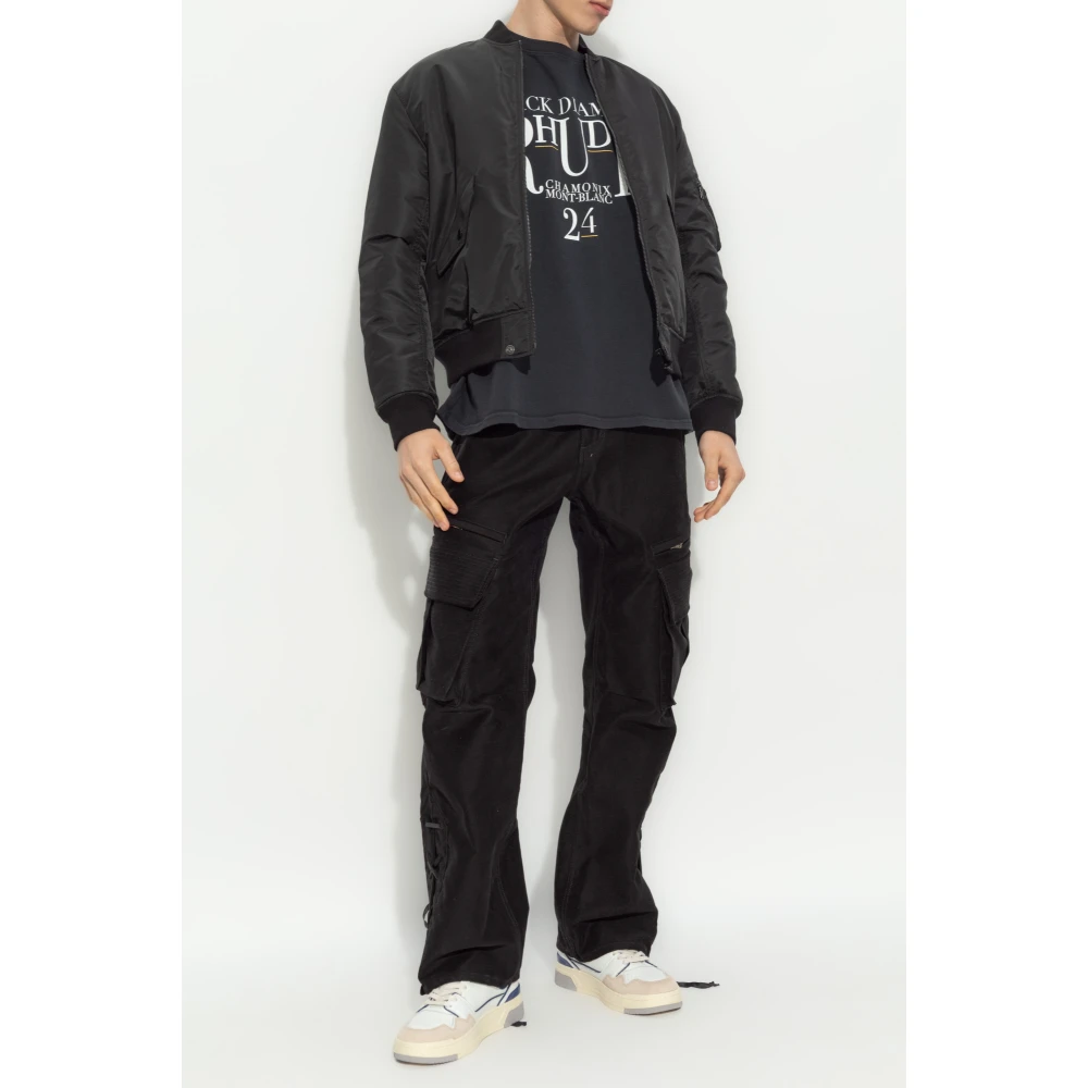 Rhude Katoenen t-shirt Black Heren