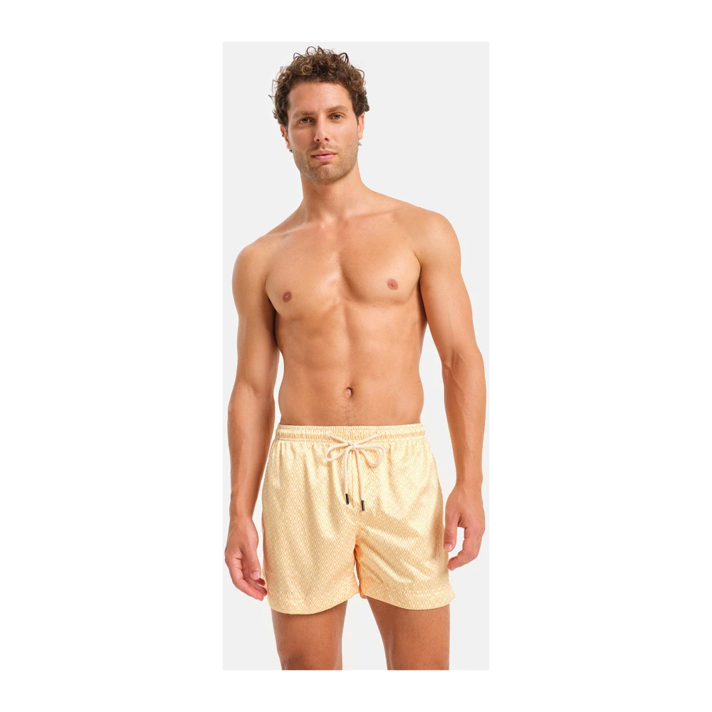 Peninsula Mediterrane Stijl Zwemkleding Beige Heren