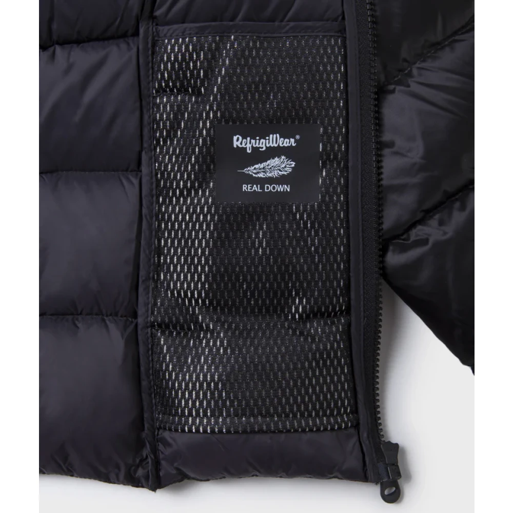 RefrigiWear Bontgevoerde capuchonjas voor dames Black Dames