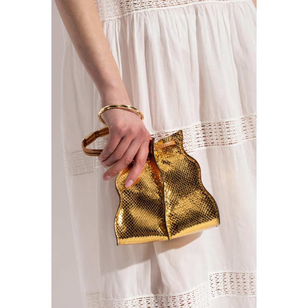 Ulla Johnson Schoudertas Adria Yellow Dames
