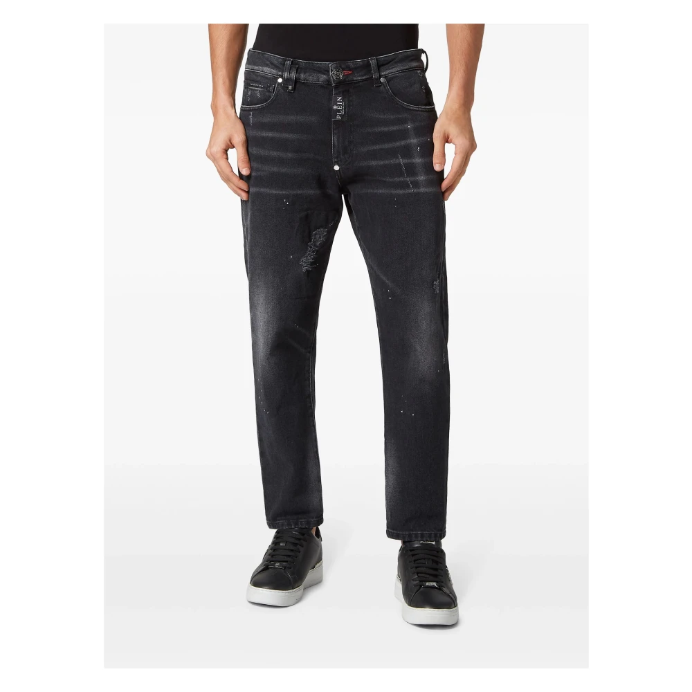 Philipp Plein Detroit Jeans Black Heren