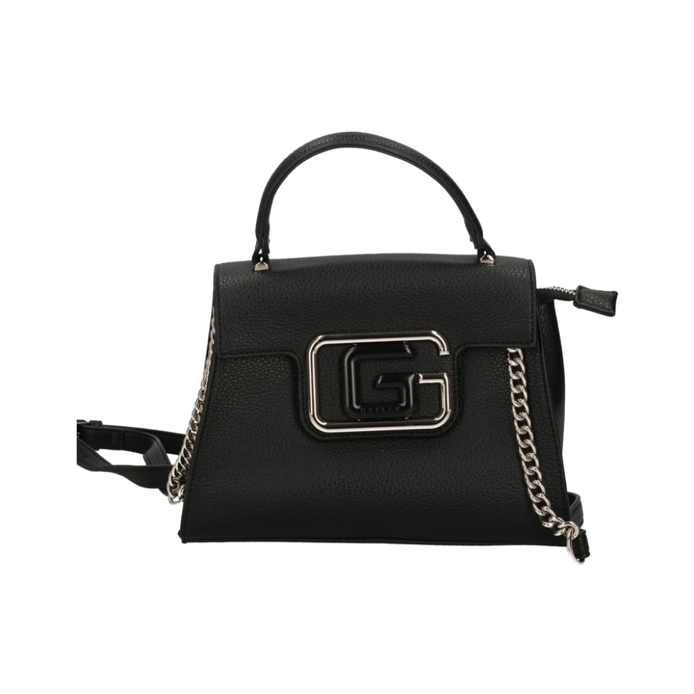 Gaëlle Paris Zwarte Synthetische Stoffen Schoudertas Black Dames