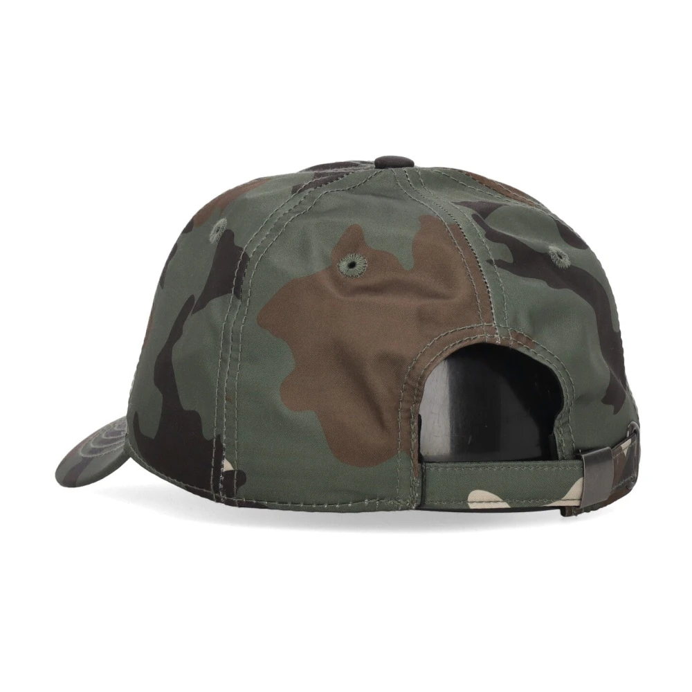 Propaganda Camo Baseball Cap Gebogen Klep Geborduurd Multicolor Heren