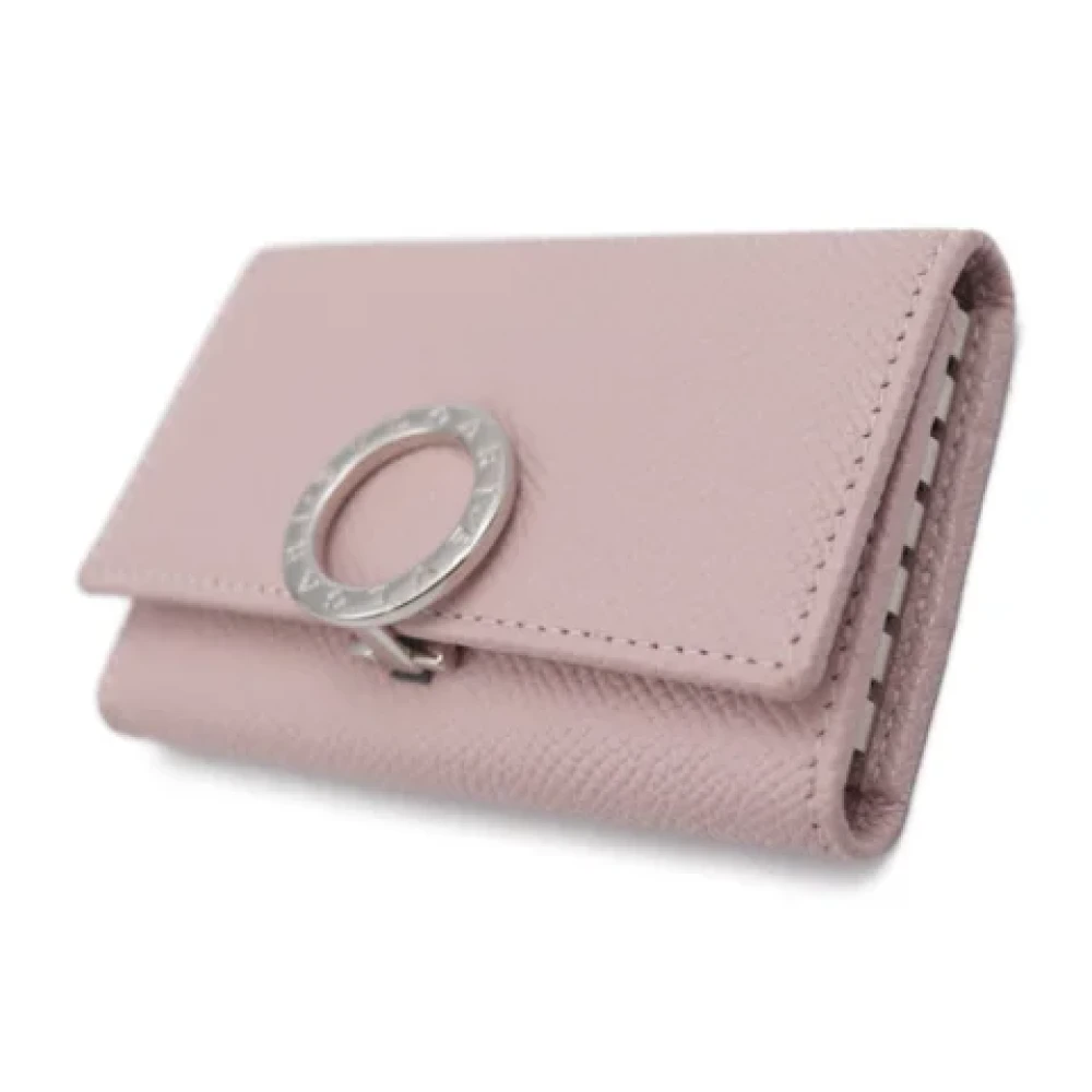 Bvlgari Vintage Pre-owned Leather wallets Pink Dames