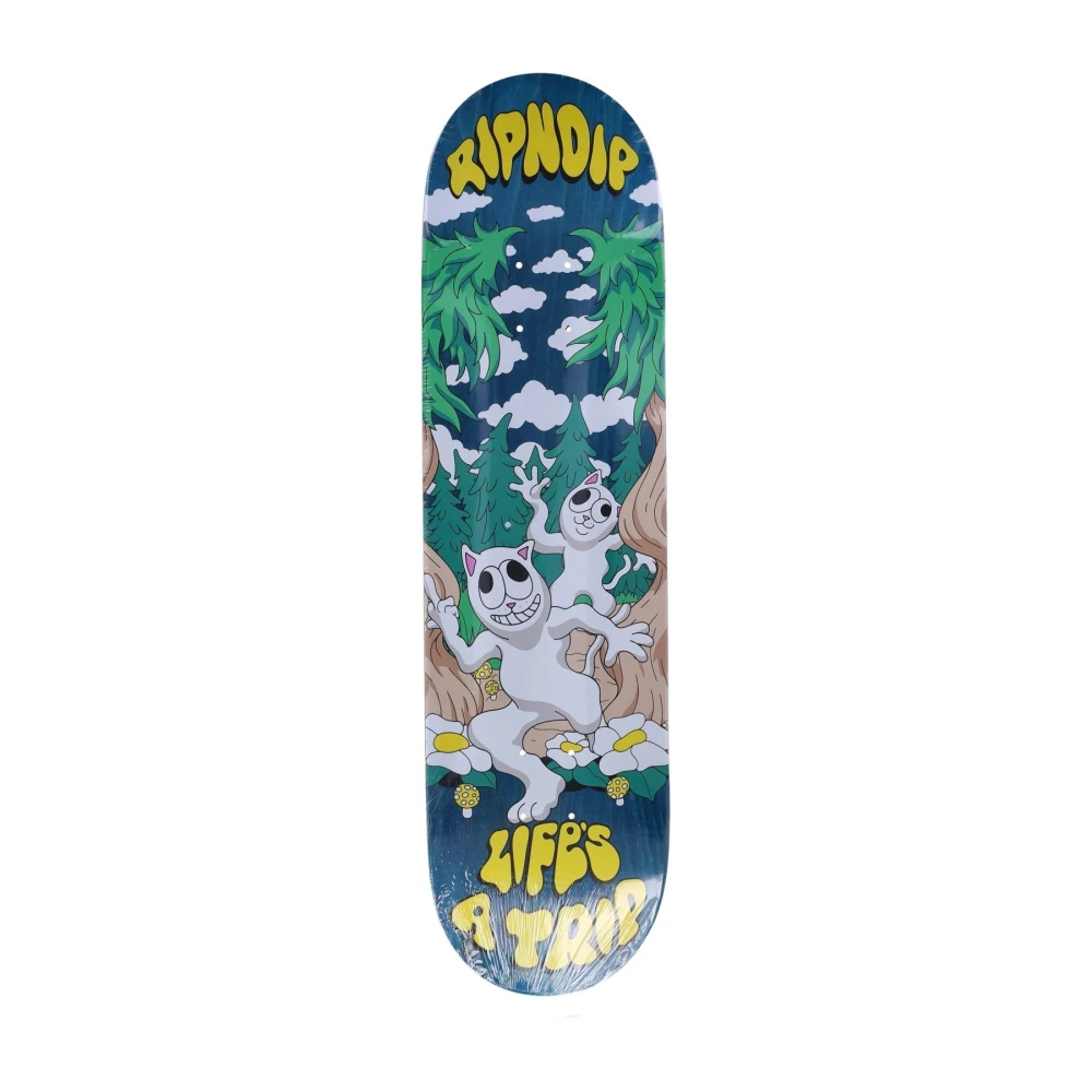 Ripndip Lifes a Trip Skateboard Board Blue Heren