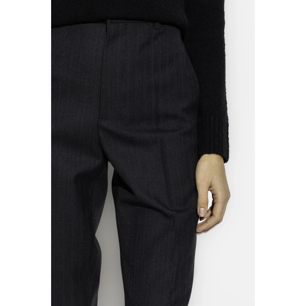 Bottega Veneta Wollen broek Gray Dames