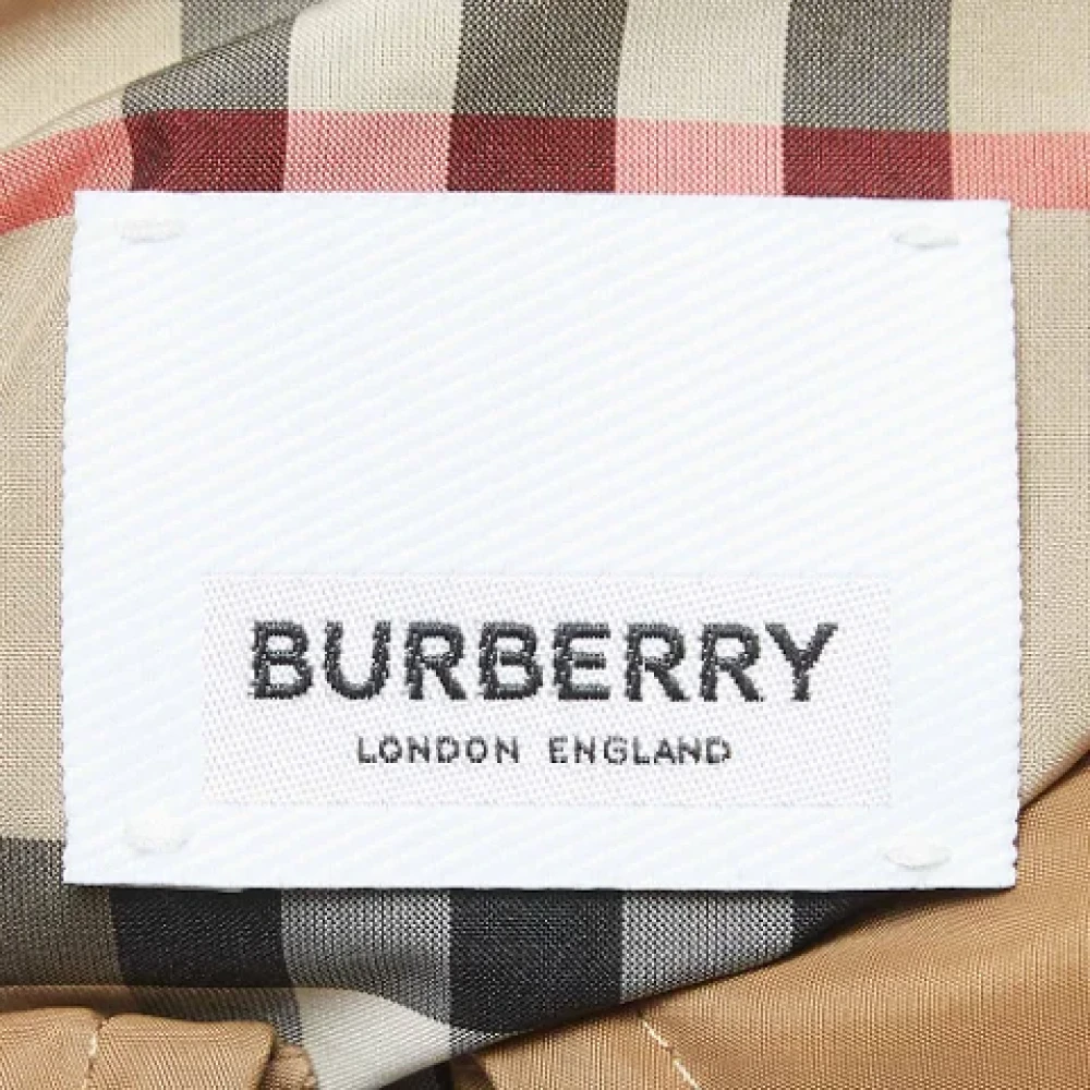 Burberry Vintage Pre-owned Fabric outerwear Brown Dames