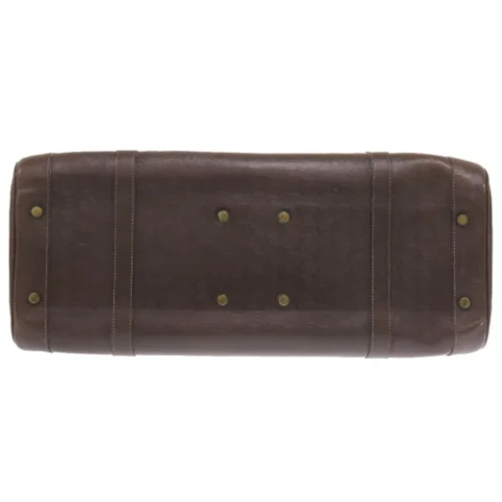 Hermès Vintage Pre-owned Leather travel-bags Brown Dames