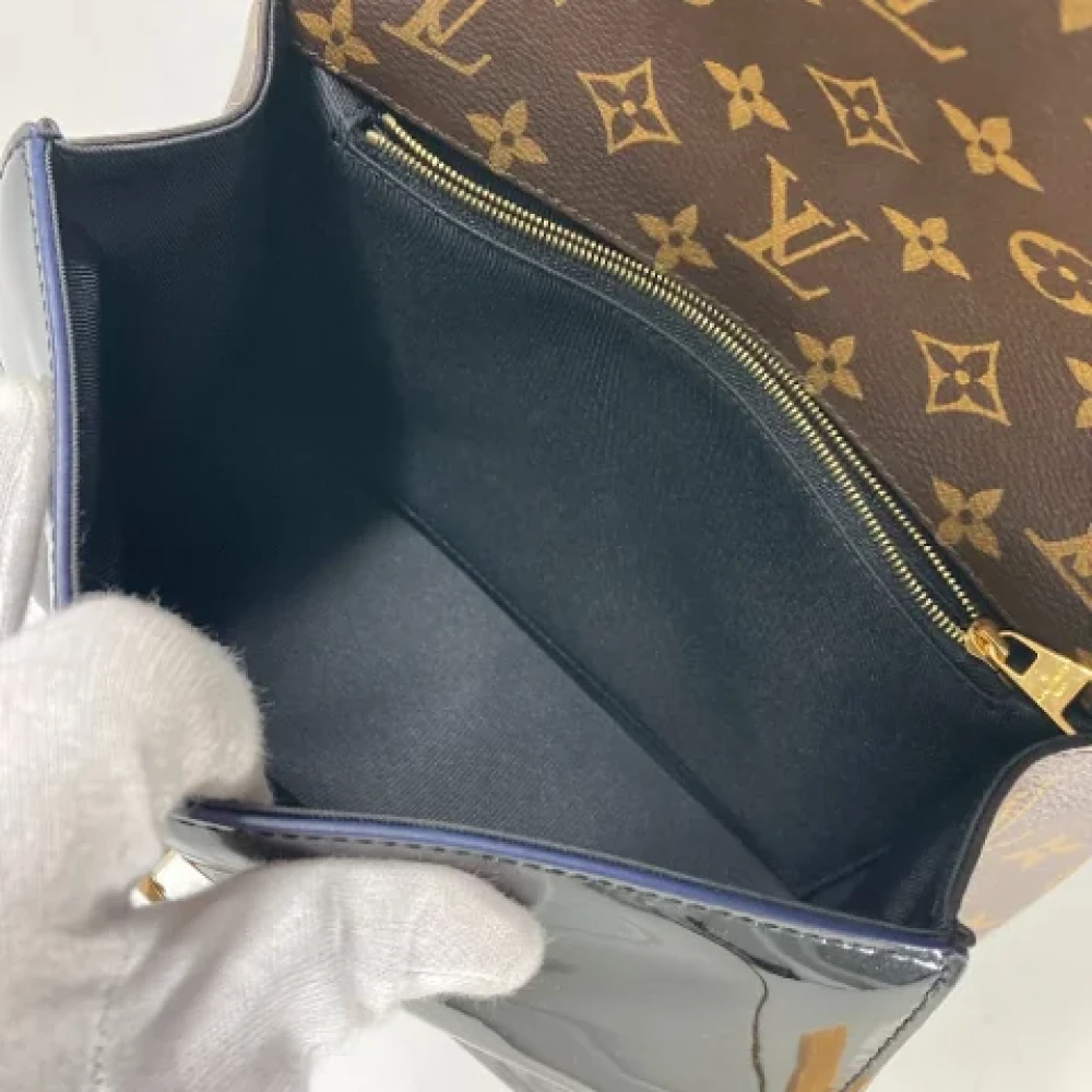 Louis Vuitton Vintage Pre-owned Cotton louis-vuitton-bags Black Dames