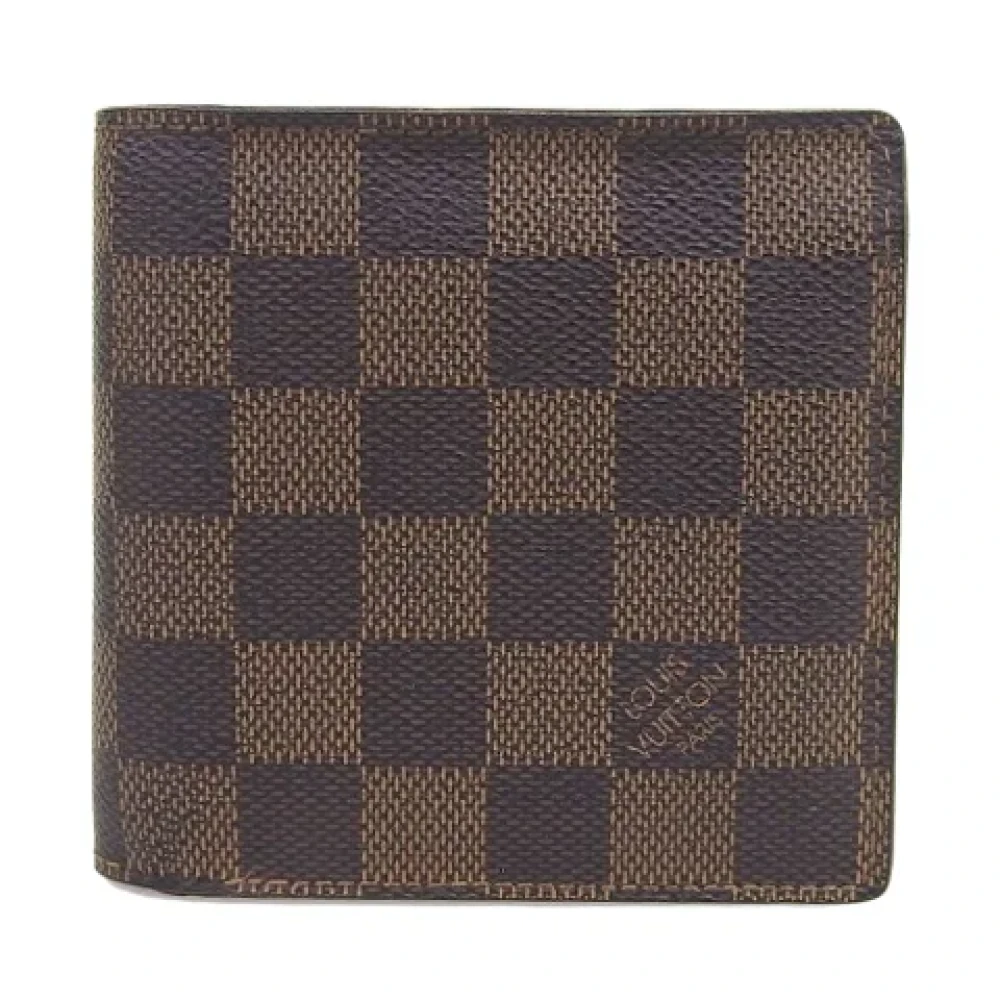 Louis Vuitton Vintage Pre-owned Canvas wallets Brown Heren