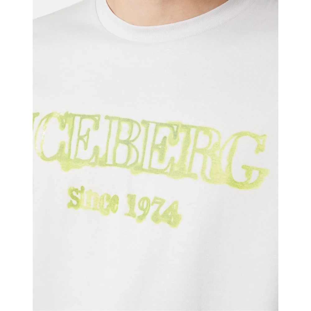 Iceberg T-shirt met ijsberglogo Gray Heren
