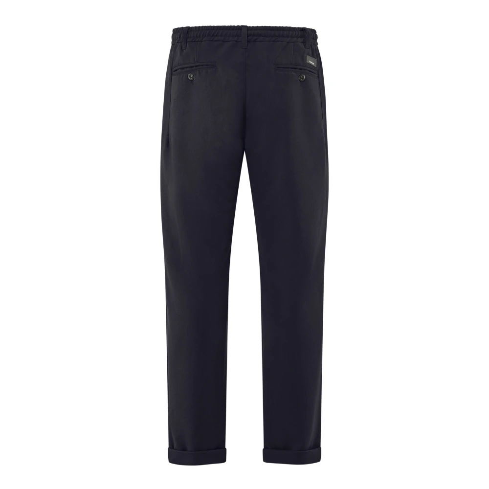 BomBoogie Gang Comfy-fit Broek in Stretchstof Gray Heren