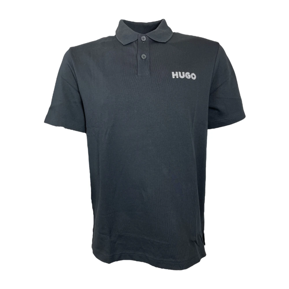 Hugo Men's Black Polo Shirts, M, Drocholo Polo Shirt