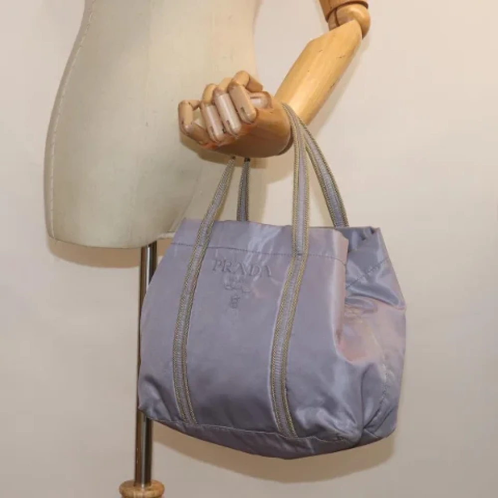 Prada Vintage Pre-owned Fabric prada-bags Purple Dames