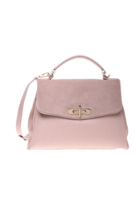 nude-suede-and-tumbled-leather-handbag