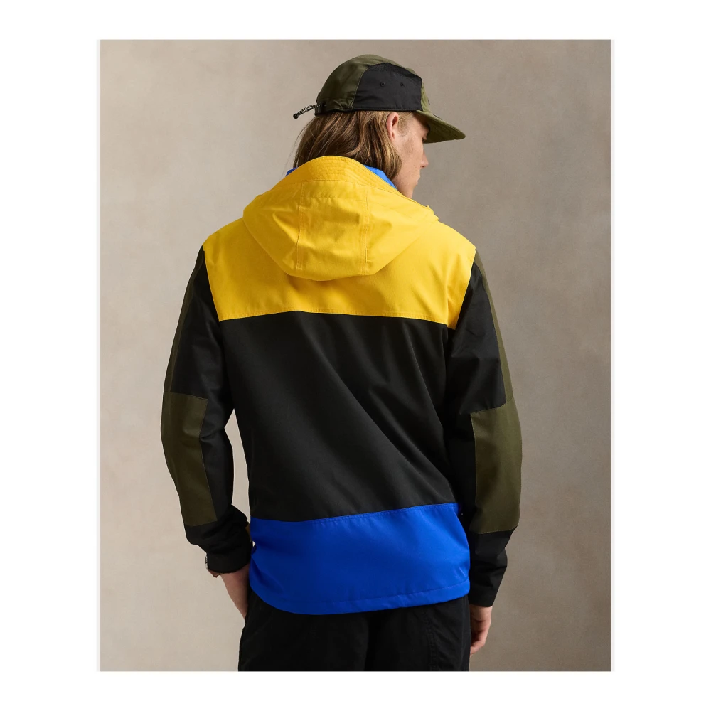 Polo Ralph Lauren Blauw Zwart Geel Kawai Jas Multicolor Heren