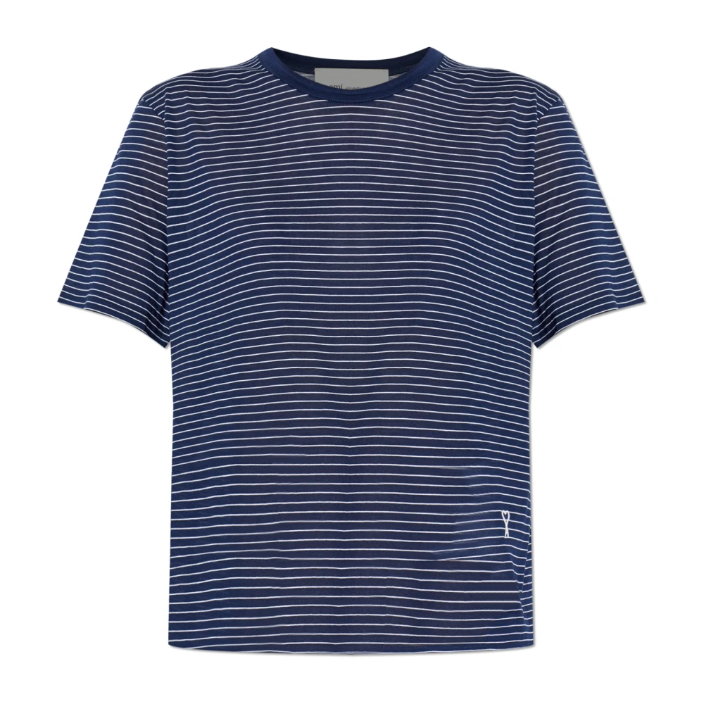 Ami Paris Donna Blu Top, S, New,