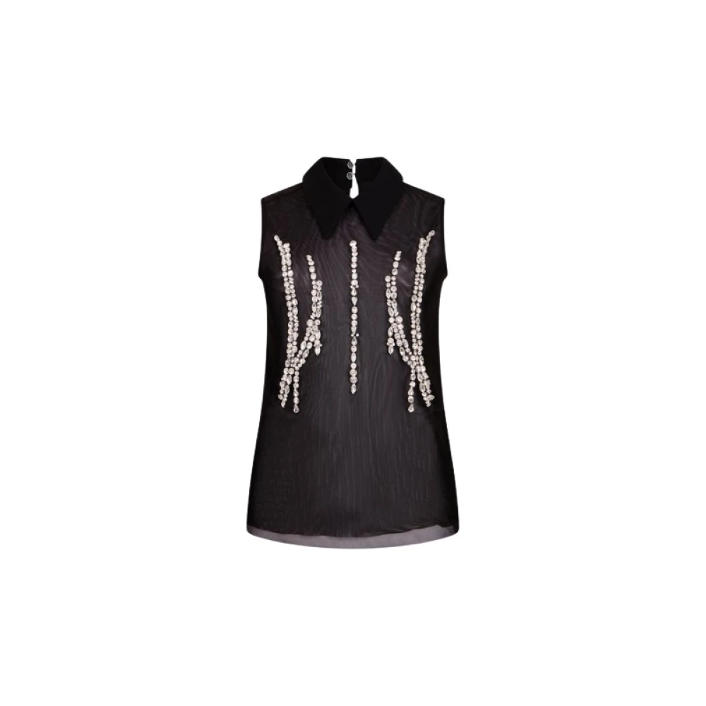 Liu Jo Damen Schwarz Midi Kleider