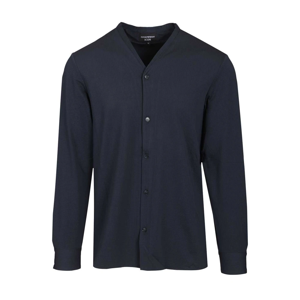 Emporio Armani Herren Blau Strickwaren, Xlgröße: