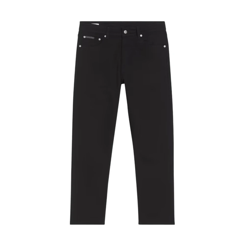 Calvin Klein Jeans Slim Fit Jeans met 5 zakken Black Heren