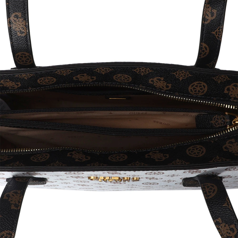 Guess Klassieke Silvana Handtas White Dames