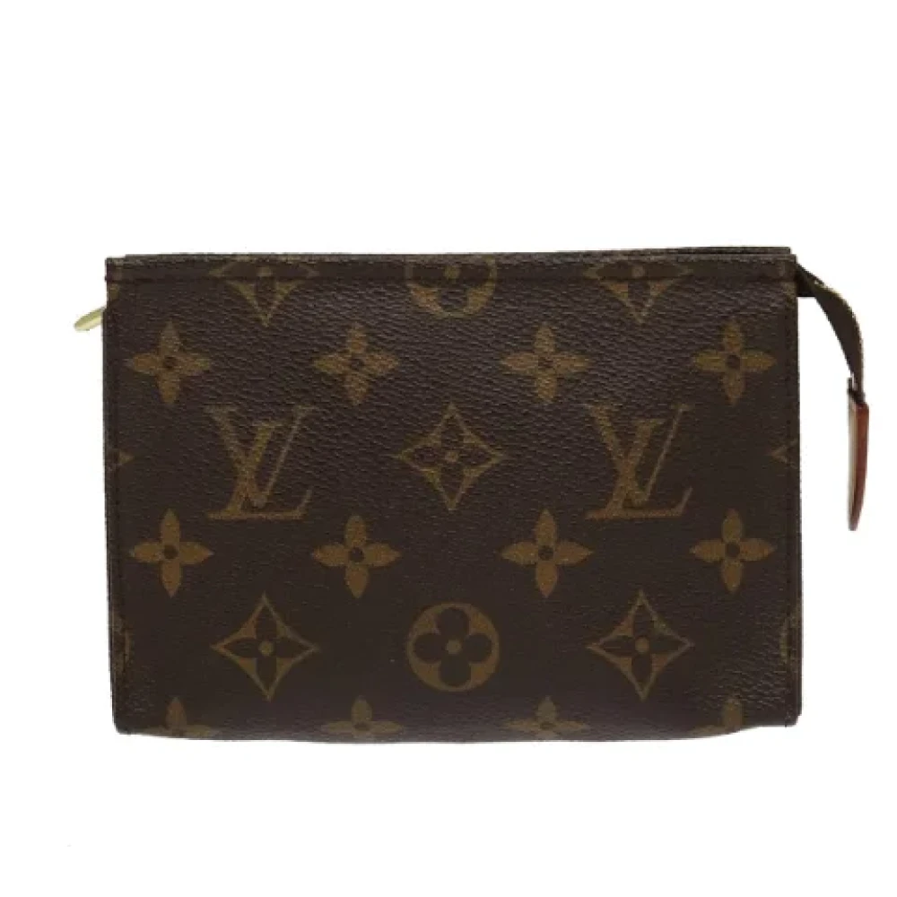 Louis Vuitton Vintage Pre-owned Canvas clutches Brown Dames