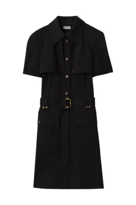 Wool Trench Dress