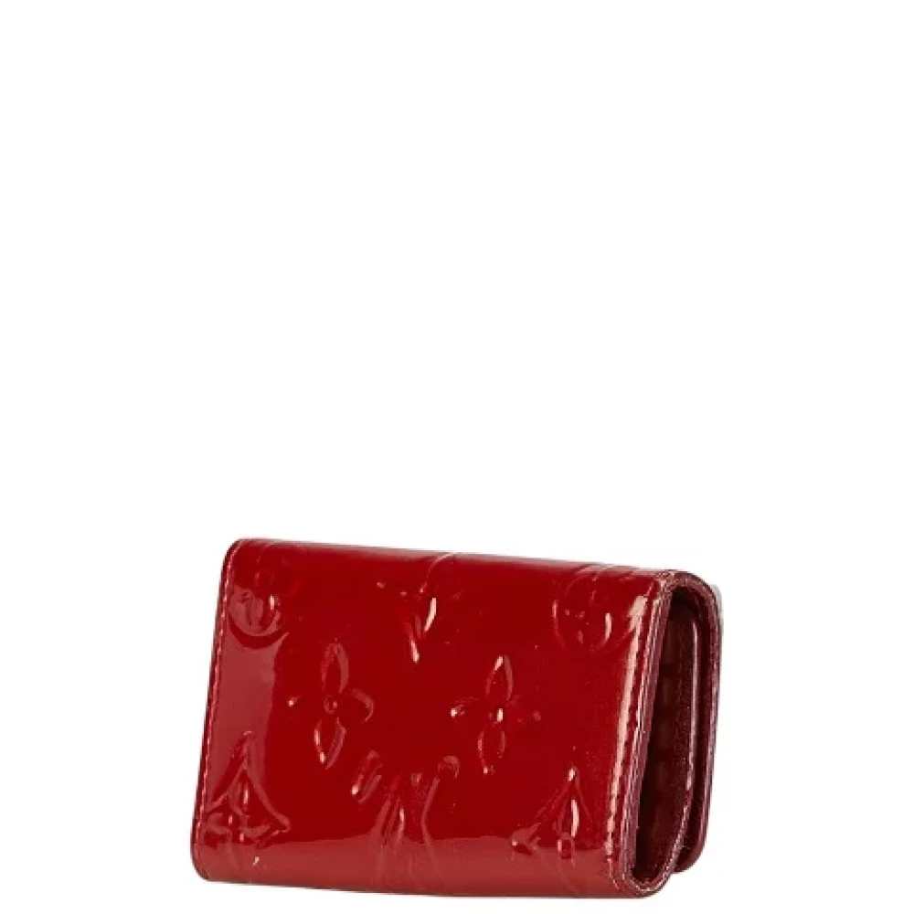 Louis Vuitton Vintage Pre-owned Leather key-holders Red Dames