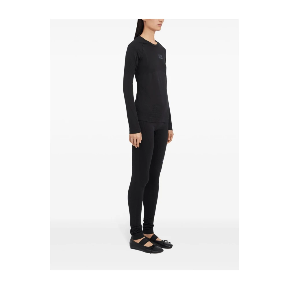 MM6 Maison Margiela Stijlvol Longsleeve Top Black Dames