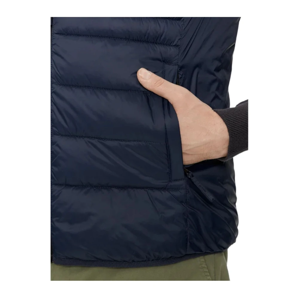 aeronautica militare Stijlvolle Gilet voor Mannen Blue Heren
