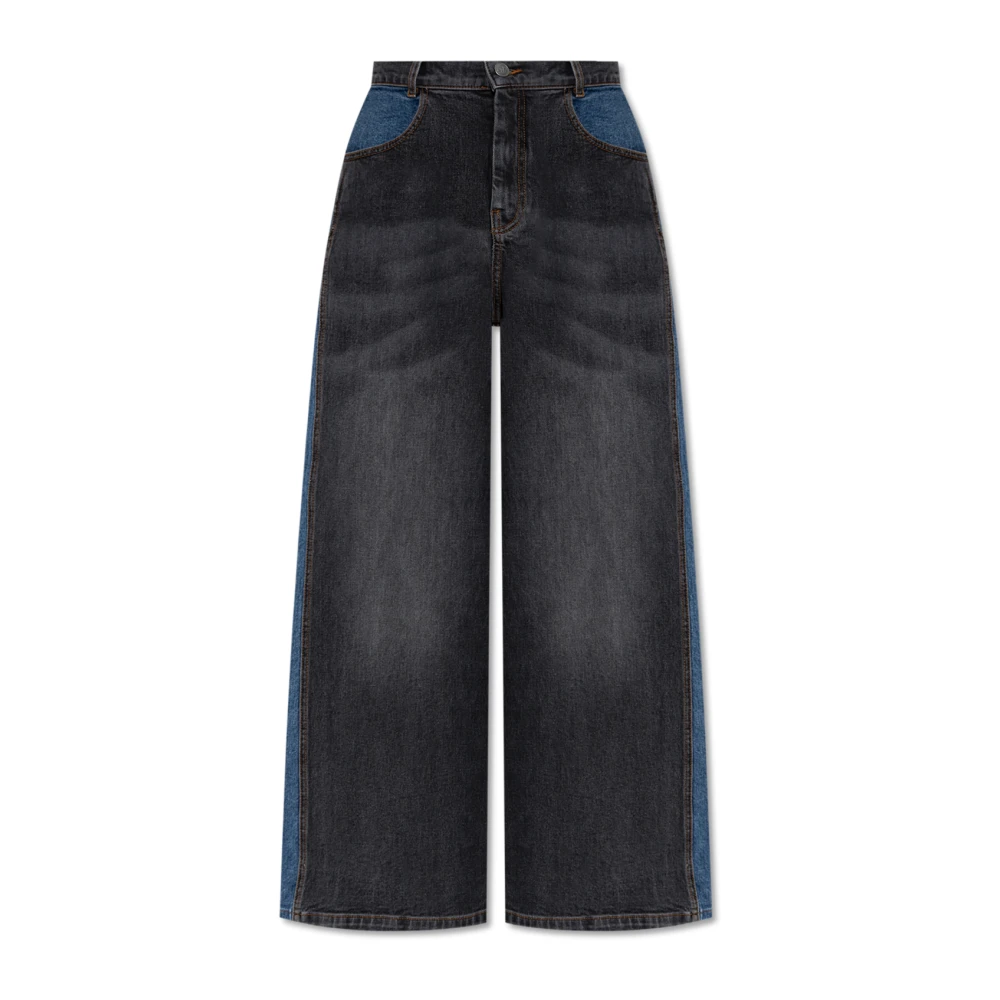 Munthe Jeans met logo Black Dames
