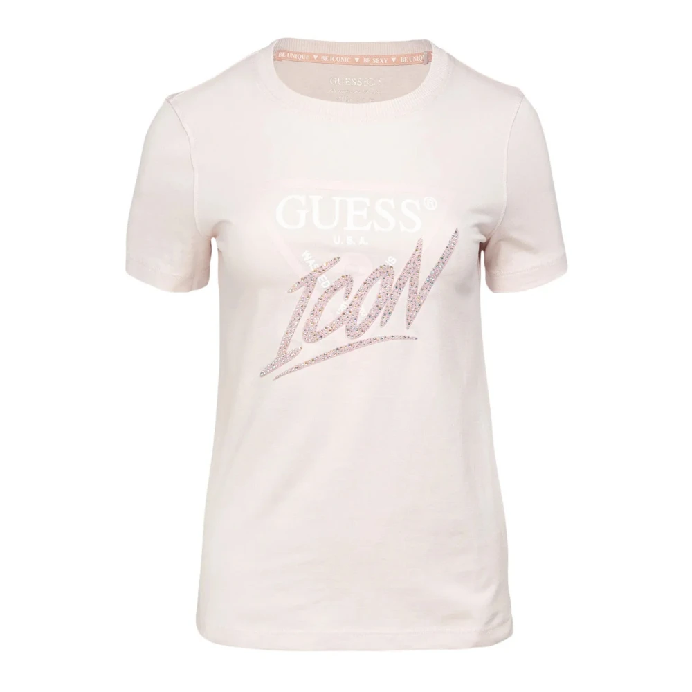 Guess - Tops > T-Shirts - Pink - Guess - Modalova