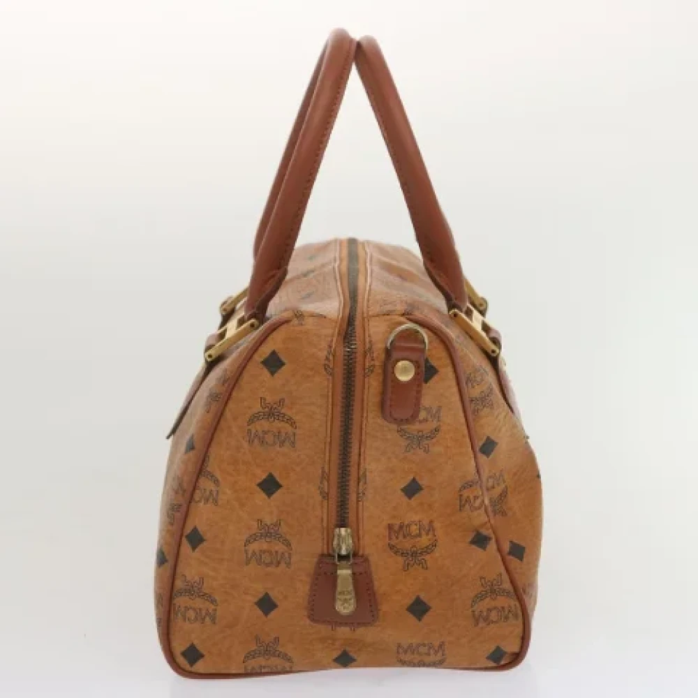 MCM Pre-owned Leather handbags Brown Dames