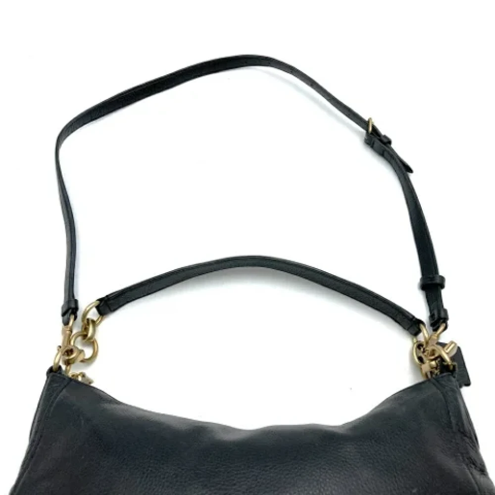 Coach Pre-owned Leather handbags Black Dames