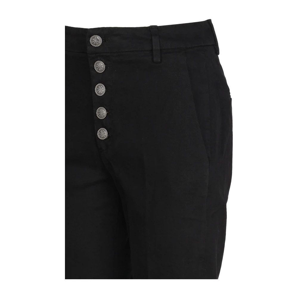 Dondup Nima Losse Chino Broek Black Dames