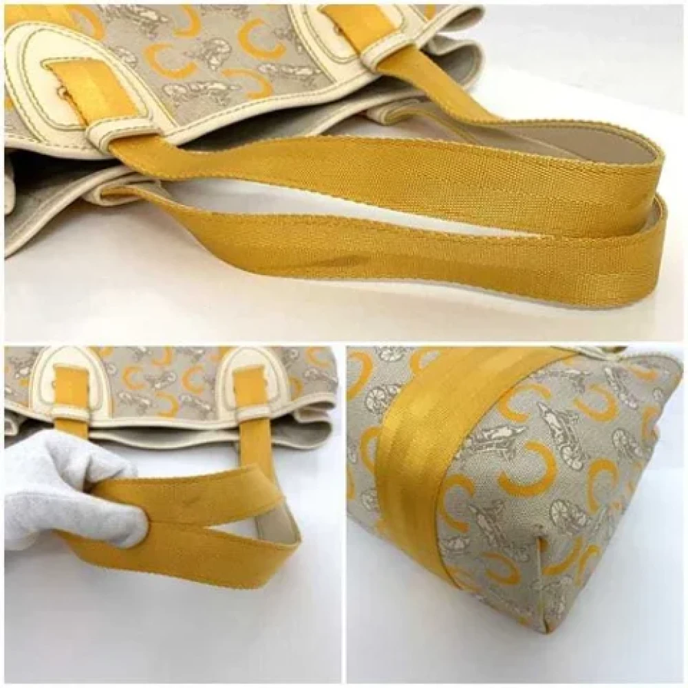 Celine Vintage Pre-owned Leather celine-bags Beige Dames
